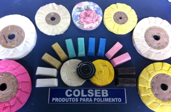 Colseb: Produtos para Polimento - Fornituras / Ourives